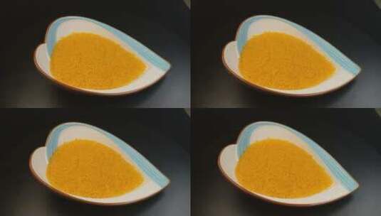 五谷杂粮黄金米黄米高清在线视频素材下载
