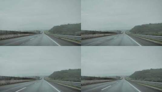 在高速公路上开车高清在线视频素材下载
