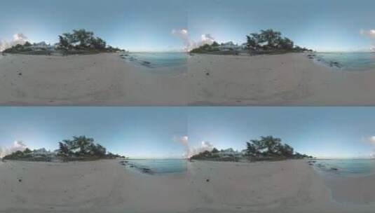 360VR中美丽的海岸线高清在线视频素材下载