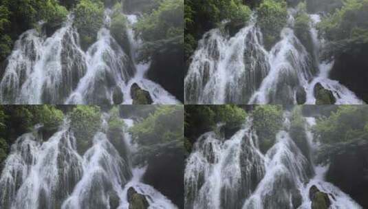 贵州省七孔桥瀑布景色高清在线视频素材下载