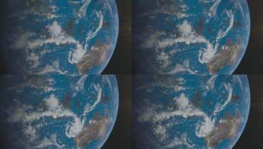 震撼蓝色地球三维动画漫游大气背景高清在线视频素材下载