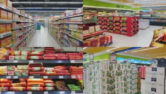 超市货架各区域通用镜头高清在线视频素材下载