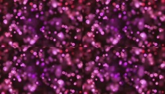 浪漫紫色粒子光斑高清在线视频素材下载