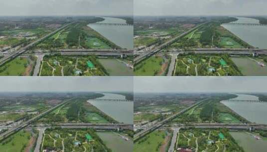 扬州城市发展「航拍分镜7」20220727高清在线视频素材下载