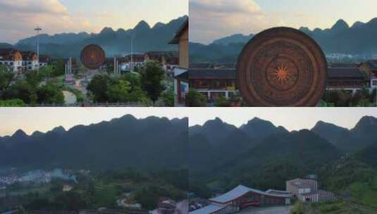 贵州荔波县小七孔景区风情小镇 合集高清在线视频素材下载