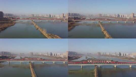 咸阳湖全景2高清在线视频素材下载