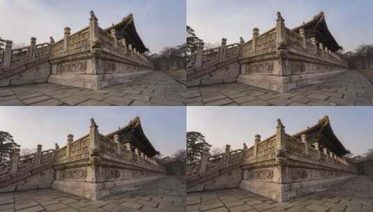 4K超清古建筑故宫东陵皇宫历史延时红墙高清在线视频素材下载