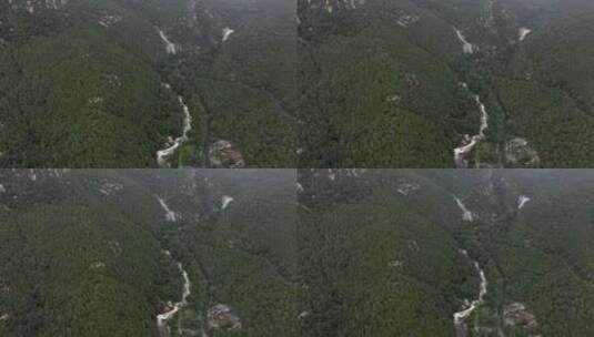 雨后泰山，龙潭飞瀑，高山流水高清在线视频素材下载