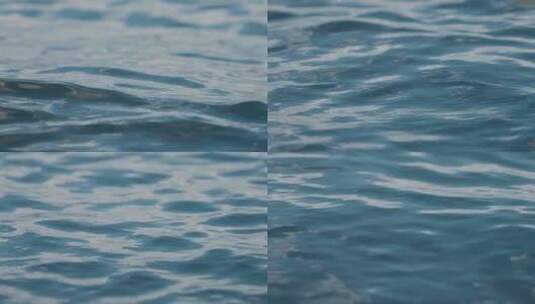 自然-白天-洱海蓝色的水荡漾 固定空镜高清在线视频素材下载