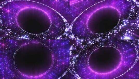 4k紫色环绕粒子运动背景高清在线视频素材下载