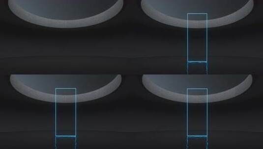 水面带发光霓虹灯线，3d渲染。高清在线视频素材下载