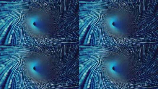 科技穿梭 粒子隧道高清在线视频素材下载