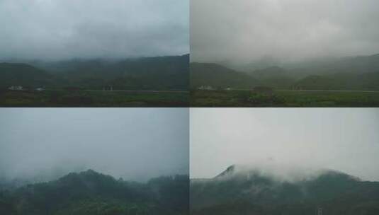 山林云雾弥漫景象高清在线视频素材下载