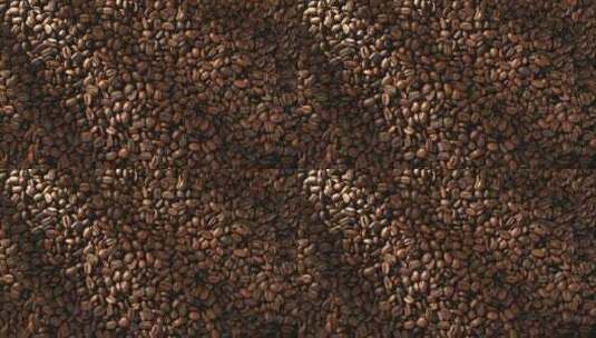 洒落的咖啡豆高清在线视频素材下载