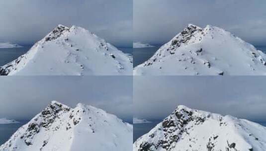 雪山湖泊高清在线视频素材下载