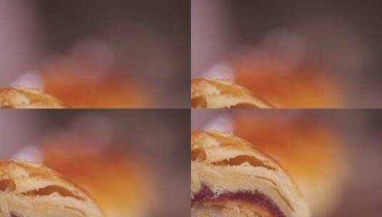 芋圆年糕芝士甜品甜点高清在线视频素材下载