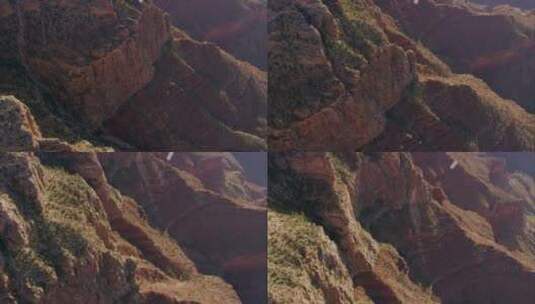 航拍下的美丽的大峡谷高清在线视频素材下载