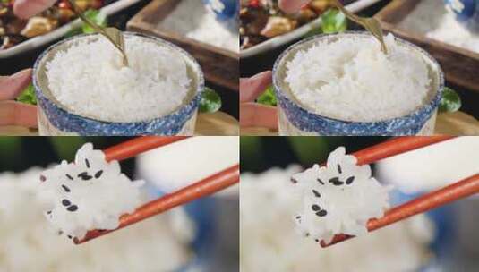 一碗米饭高清在线视频素材下载