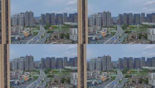 揭阳城市桥梁交通4K航拍高清在线视频素材下载