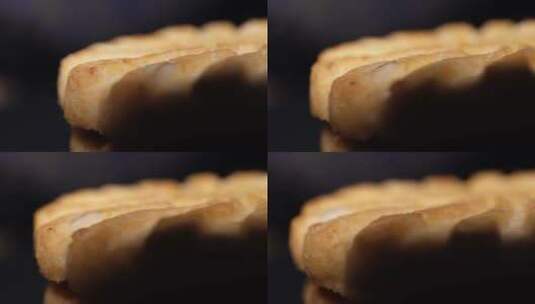 微距饼干烘焙甜品高清在线视频素材下载
