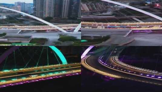 竖屏筑城大桥高清在线视频素材下载