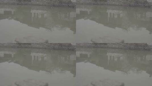 【空镜】4k江南建筑-古镇-水面倒影-log原片高清在线视频素材下载