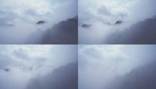 神仙居的云海奇观高清在线视频素材下载