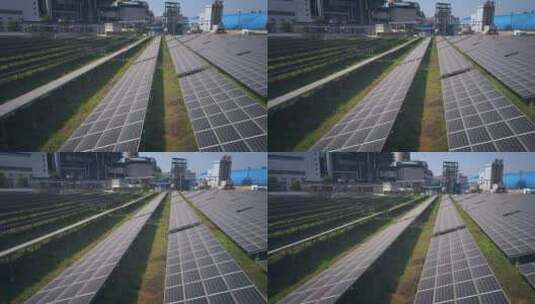 太阳能板新能源绿色能源高清在线视频素材下载