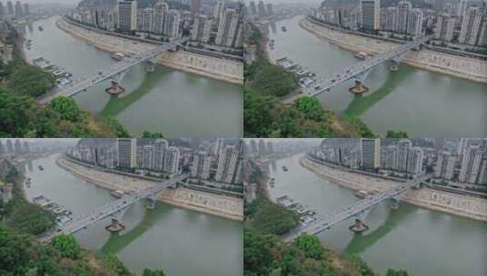 【正版素材】梧州桂江一桥高清在线视频素材下载