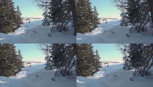 山脉雪景高清在线视频素材下载