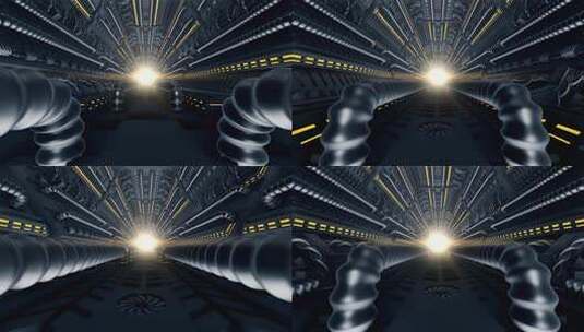 太空隧道 VJ 循环高清在线视频素材下载