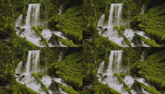 山间瀑布高清在线视频素材下载