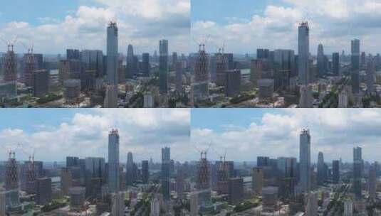 广州琶洲CBD航拍宣传片高清在线视频素材下载