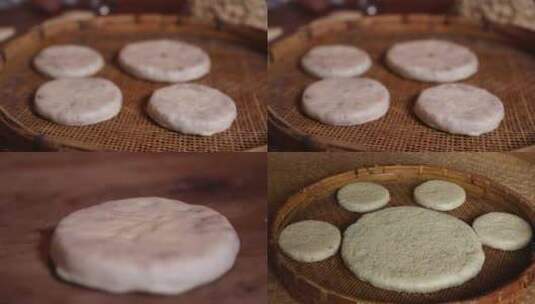 J浙江温州苍南碗窑月饼制作4k实拍视频9高清在线视频素材下载