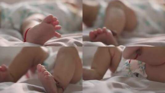中国宝宝的小脚丫高清在线视频素材下载