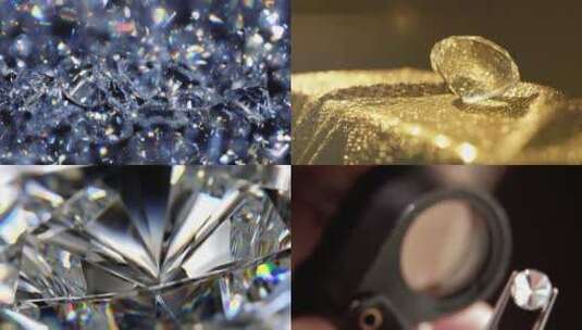 【合集】收藏宝石珠宝钻石耀眼珍贵高清在线视频素材下载