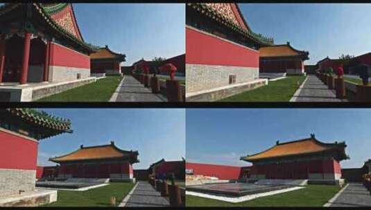北京隆福寺古建筑fx64k60p高清在线视频素材下载