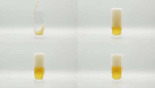 往杯子里倒啤酒 喝啤酒倒啤酒高清在线视频素材下载