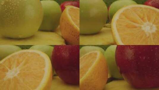水果 新鲜 橙子 柑橘高清在线视频素材下载