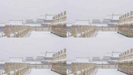 P10实拍故宫下雪视频素材高清在线视频素材下载