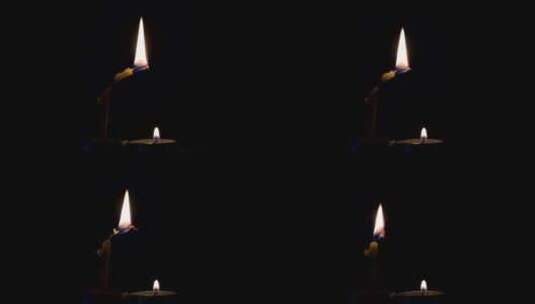 蜡烛燃烧高清在线视频素材下载