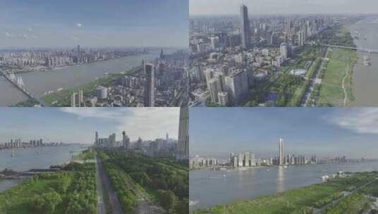 【原创5K】汉口滨江大景高清在线视频素材下载
