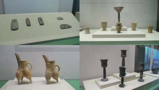玉器 青铜器 中国历史文化 枣庄文物高清在线视频素材下载