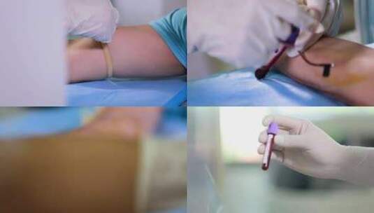 医院检验科-抽血化验高清在线视频素材下载