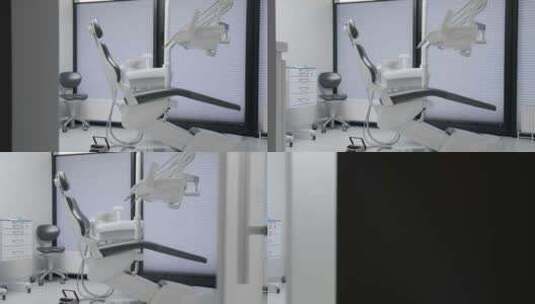 牙科椅和其他配件牙科诊所设备高清在线视频素材下载