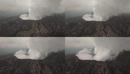 火山，Java，火山，旅游景点高清在线视频素材下载