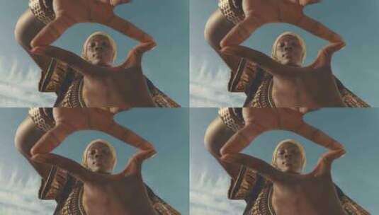 肖像，非洲，传统，女人高清在线视频素材下载