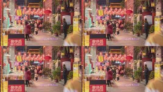 南宁三街两巷延时高清在线视频素材下载