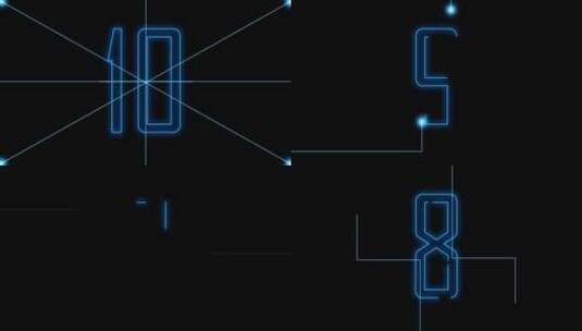 4k科技感激光秀倒计时片头ae模板高清AE视频素材下载