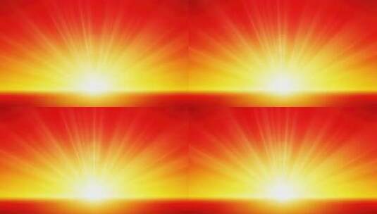 红黄渐变光芒四射党政背景高清在线视频素材下载
